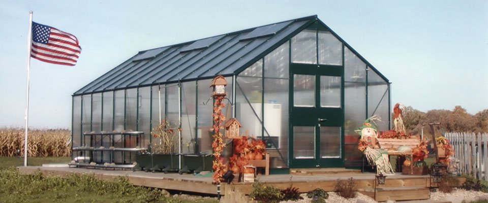 Backyard greenhouse