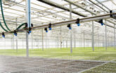 overhead greenhouse irrigation system