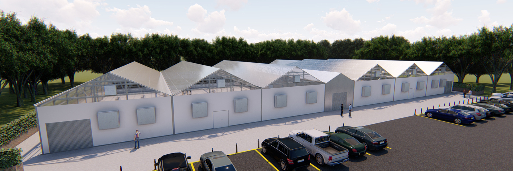 3D hemp greenhouse