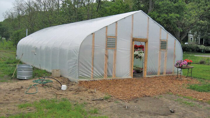 inside gothic cold frame