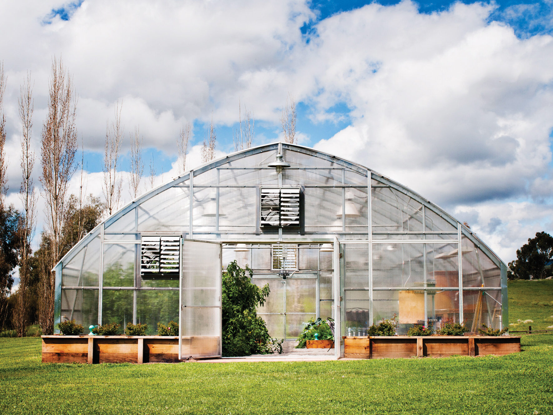 Megan Gutierrez Greenhouse exterior daytime