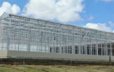 outside of venlo greenhouse installation